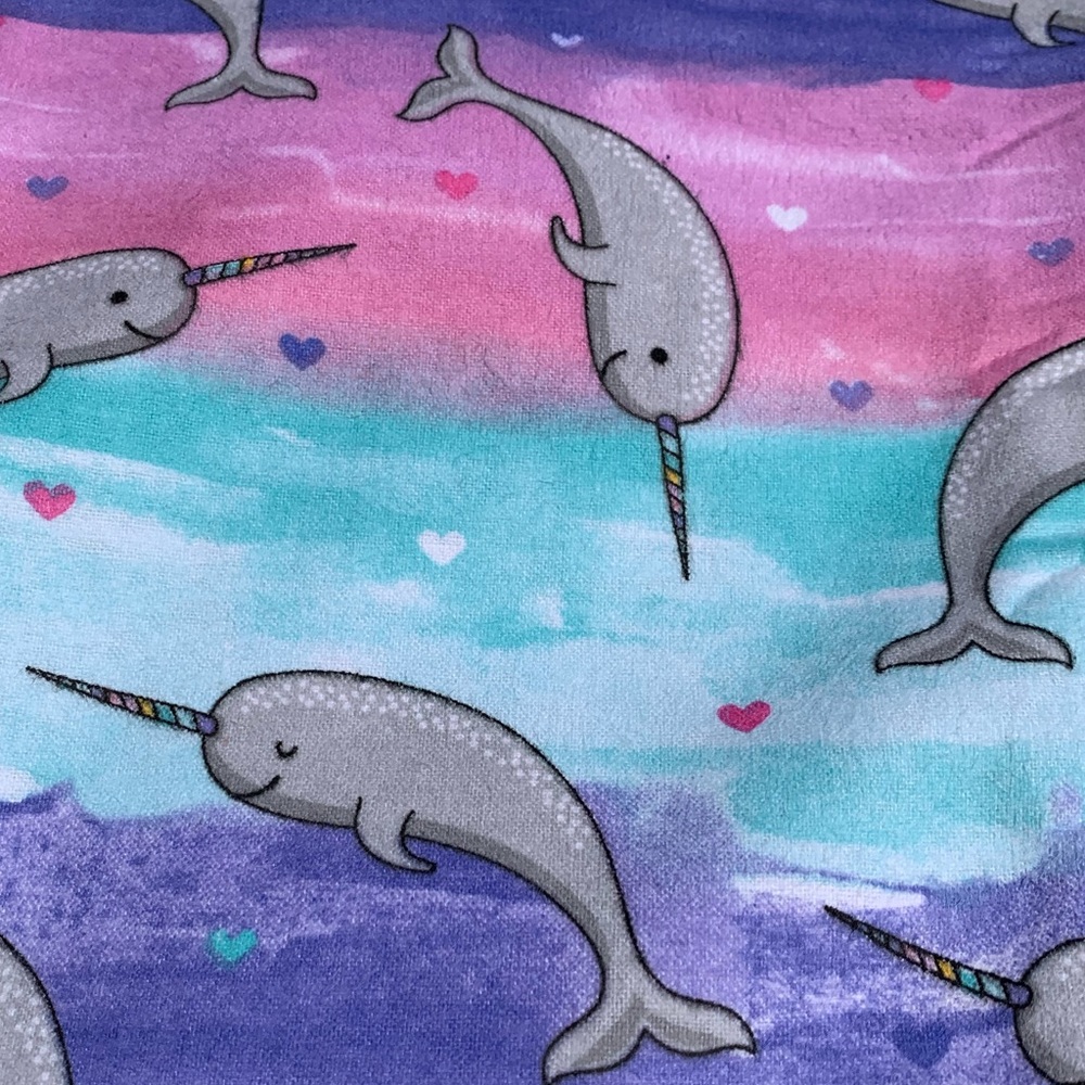 Handmade facemask (Narwhal)